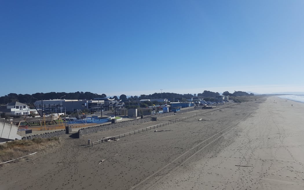 New Brighton beach in Christchurch.