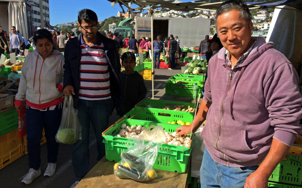 Vegetable grower Tommy Young based in Levin.