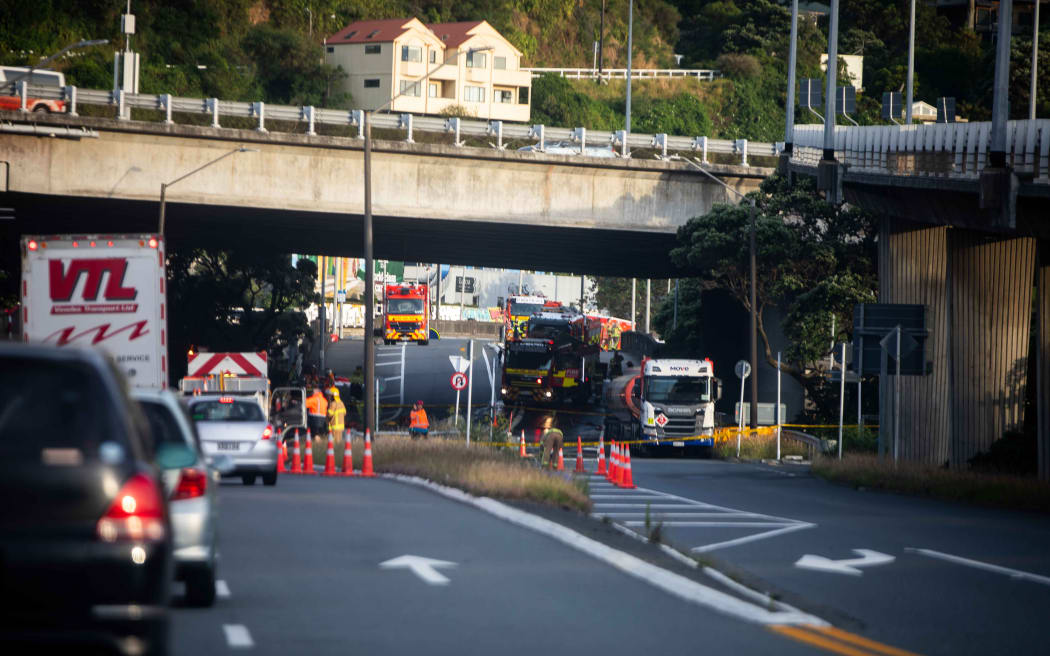 A diesel spill has closed Wellington's Aotea Quay.