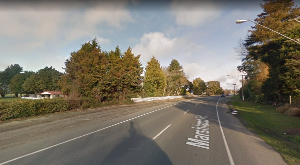 Marshland Road in Christchurch is blocked in both directions after a crash, which has left one person with serious injuries.