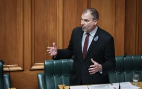 Labour MP Glen Bennett speaking in Parliament's debating chamber
