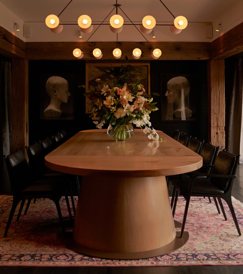 The dining room at Amisfield Restaurant.