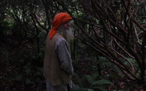 Pete lives in the hills above the kaikoura coast. He lives self sufficiantly off the land and his garden.