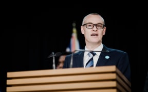 David Clark addresses media after announcing his resignation as minister of health on 2 July, 2020.