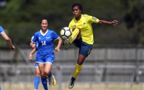 PNG striker Meagen Gunemba.