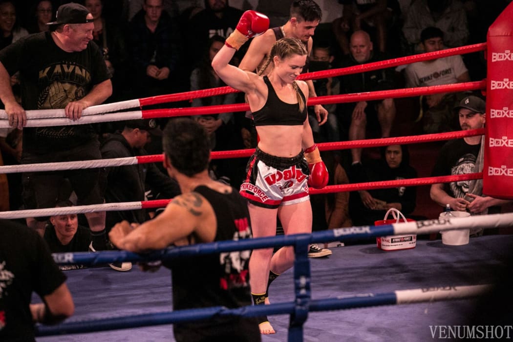 Kelly Broerse in the 'Youngblood' fight meet.