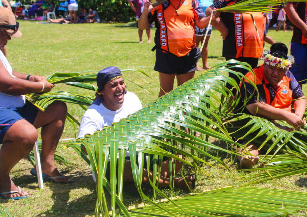 Weaving was among the five traditional games that featured in the 2020 Cook Islands Games.