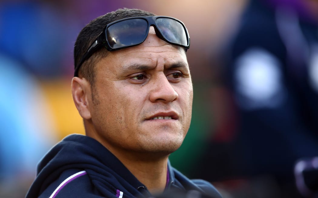 David Kidwell as an assistant coach of the Melbourne in 2012