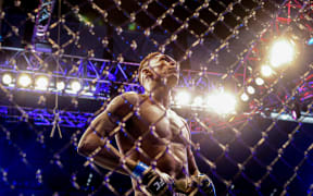 UFC fighter Israel Adesanya of New Zealand.