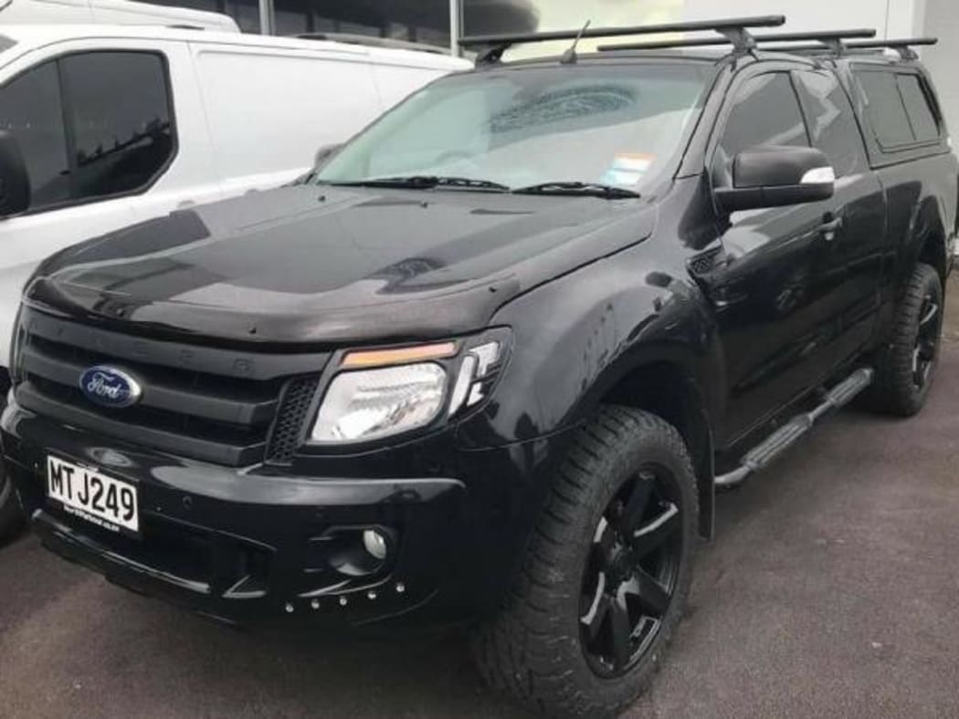lPhilip O'Brien left home in a black 2014 Ford ranger ute.