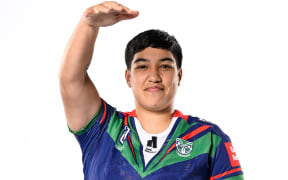Laishon Albert-Jones at NRLW Warriors Media Day.