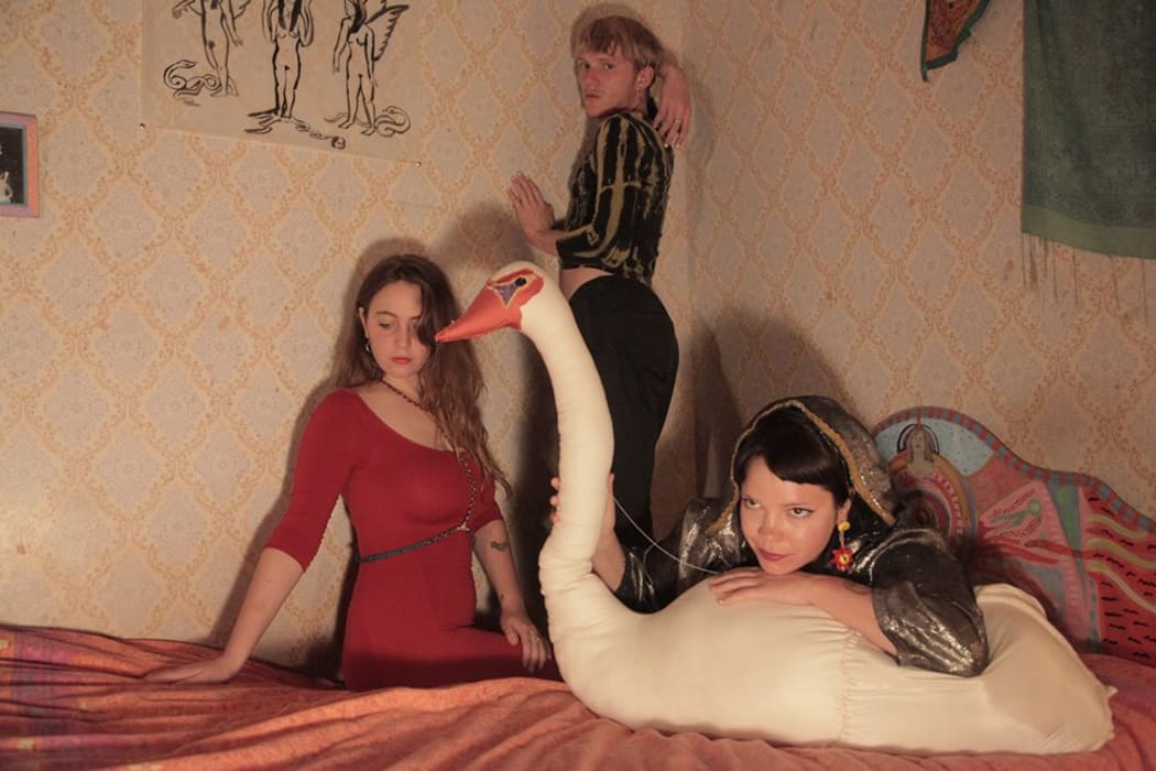 WOMB: Charlotte Forrester, Haz Forrester and Georgette Brown.