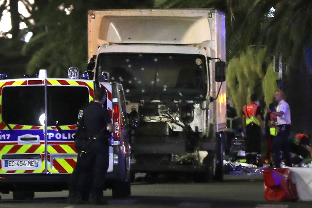 The truck ploughed into a crowd watching a Bastille Day fireworks display in the southern French resort of Nice, early on July 15.