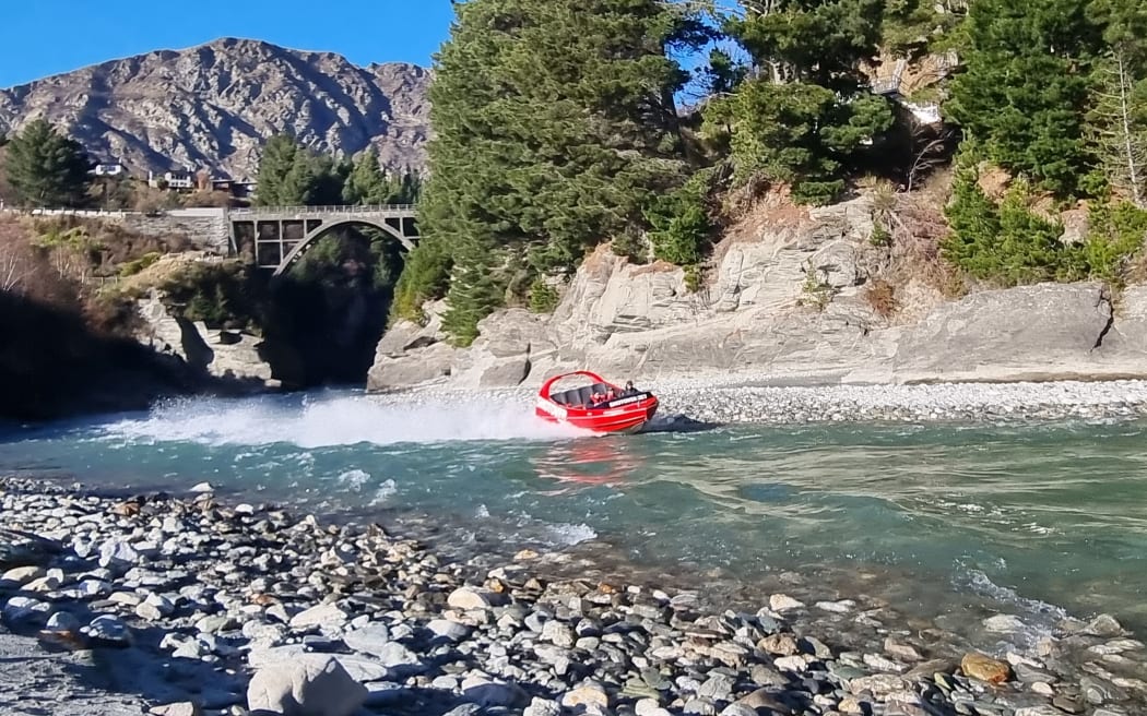 Ngāi Tahu electric jet boat unveiled for trip on Shotover River