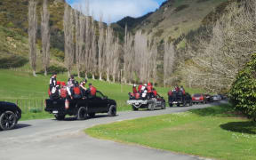 Mongrel Mob members in Whanganui for Kevin Ratana's funeral.