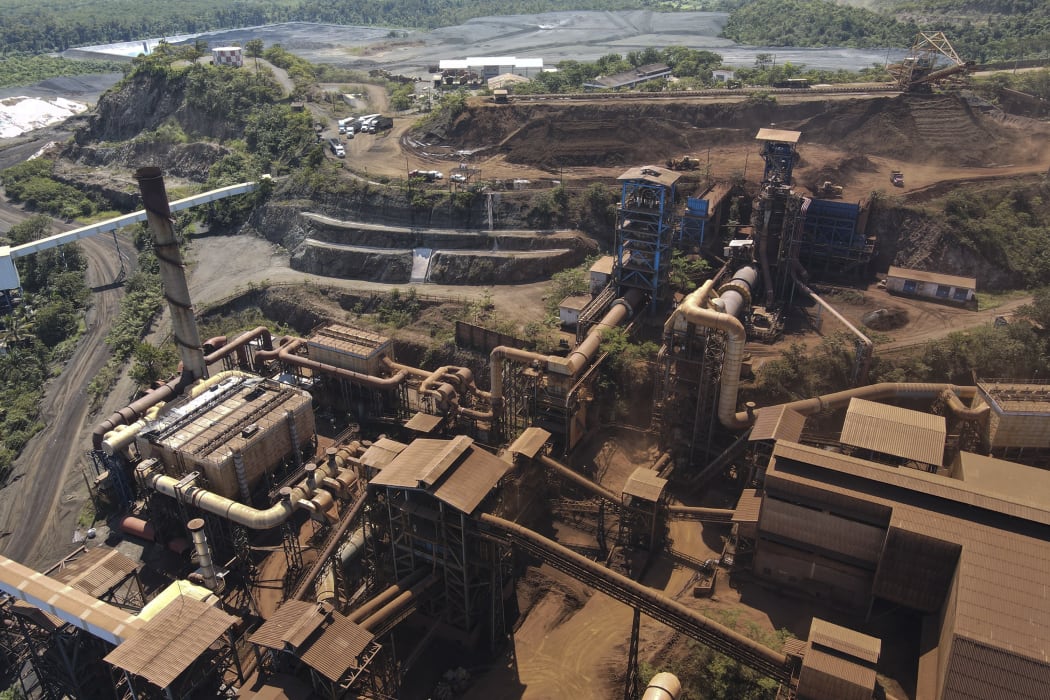A nickel mine run by the Compania Guatemalteca de Niquel -a subsidiary of Swiss Solway Investment Group in El Estor in Guatemala, October 25, 2021.