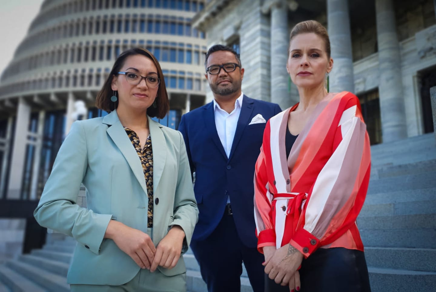 Matangireia, Series 2 Presenters - Maiki Sherman, Scott Campbell & Mihingarangi Forbes