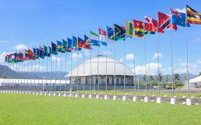 Commonwealth Heads of Government Meeting in Apia, Samoa.