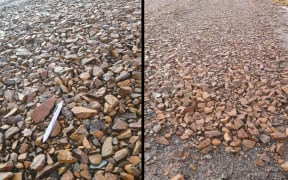 Motorists have complained of damage after fresh metal was laid on Arapaoa, Hamlin and Neems Road, south of Dargaville last month.