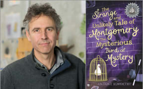 Antony Elworthy and book cover.