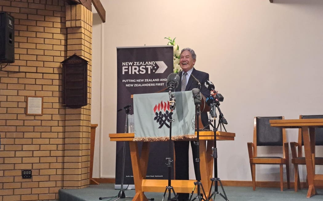 Winston Peters delivers a scene-setting speech in Howick on Friday 24th of March, 2023.