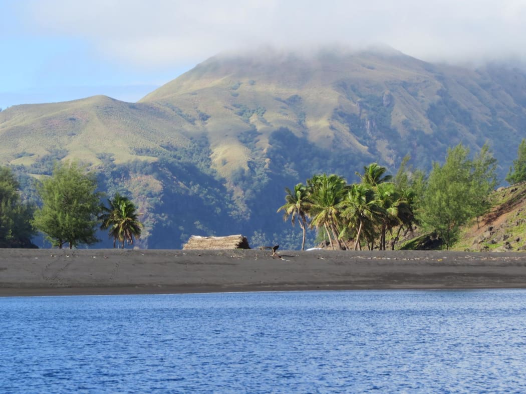The island of Pagan in the Northern Marianas.