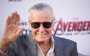 Stan Lee attends the premiere of Marvel's "Avengers: Age Of Ultron" at the Dolby Theatre on April 13, 2015 in Hollywood, California.  AFP PHOTO / ROBYN BECK (Photo by ROBYN BECK / AFP)