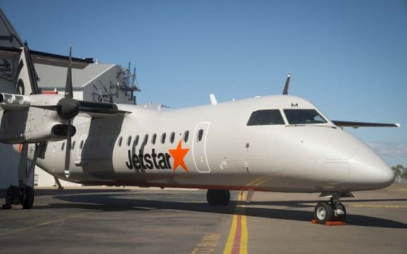 The Jetstar Q300 turbo-prop aircraft which will fly the regional routes.