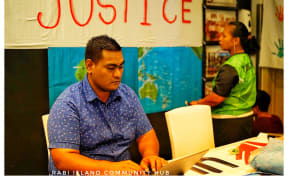 Rabi Island community volunteer Rae Bainteiti