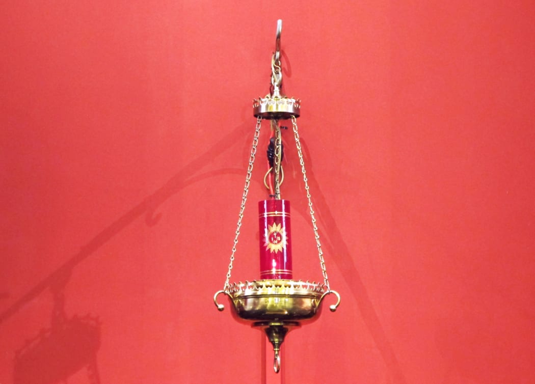 Sanctuary lamp at St Patrick's Cathedral