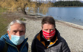 Gisborne doctors, consultant respiratory physician Dr Peter Brown, left, and consultant cardiologist Dr Tim Roberts, will fly back to Tairāwhiti on Tuesday morning.