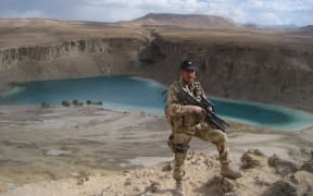 Mark Brewer on deployment in Afghanistan