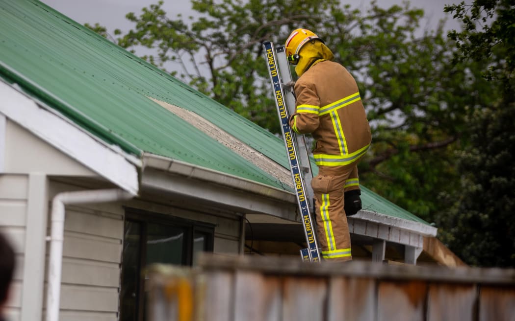 A Featherston family has had a lucky escape after their large picture window flexed, cracked and then caved in.