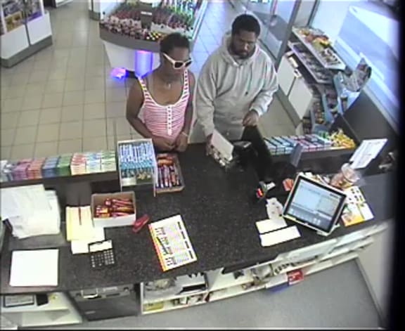 Police believe these people took the donation box.