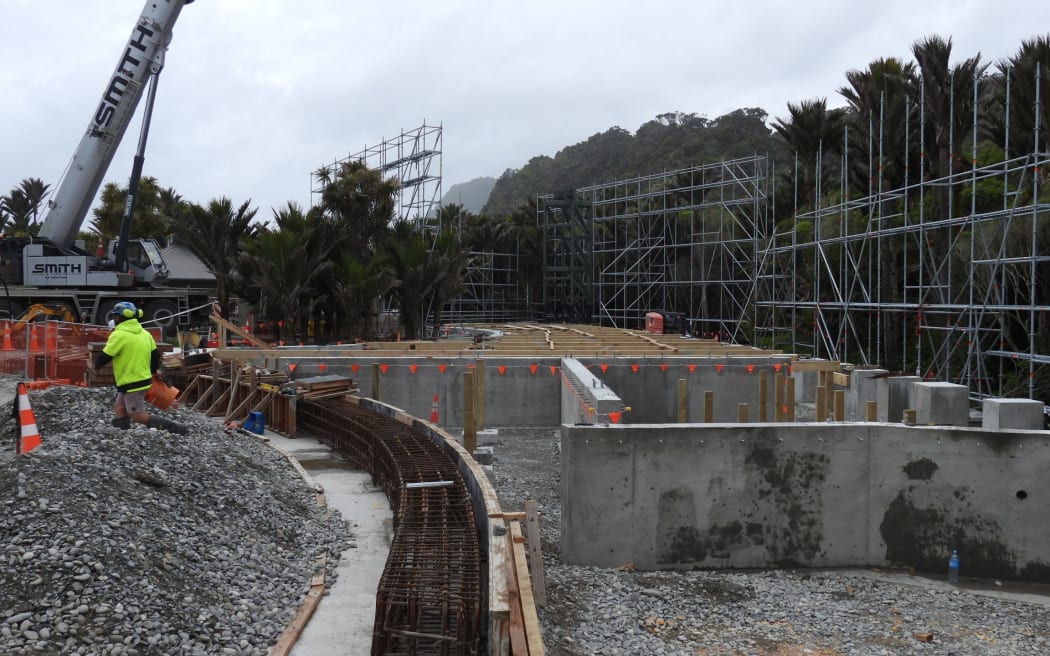 Construction of the planned new Experience Centre at Dolomite Point is underway.