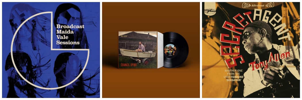 album covers for Grant Smithies Nine to Noon slot 20/5/22