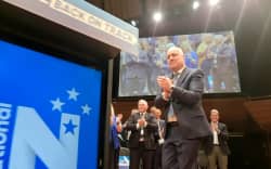 National Party leader Christopher Luxon at the party’s conference in Wellington, 25 June 2023.