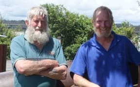 Colin Adams, left, and Don Neale.