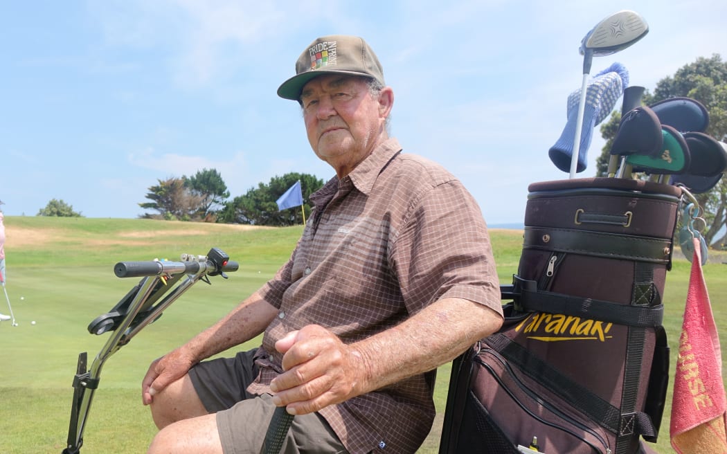 Life member Denis Rowe is unimpressed with idea of a housing development on the course.