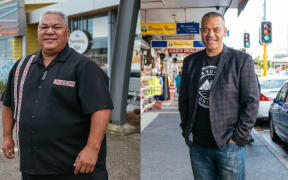 Auckland councillors for the Manukau ward Alf Flilipaina and Fa'anana Efeso Collins.