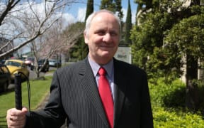 Neil Jarvis, of the Blind Foundation, involved in adaptive technology to improve lives of blind people. Photo: RNZ / Eva Corlett