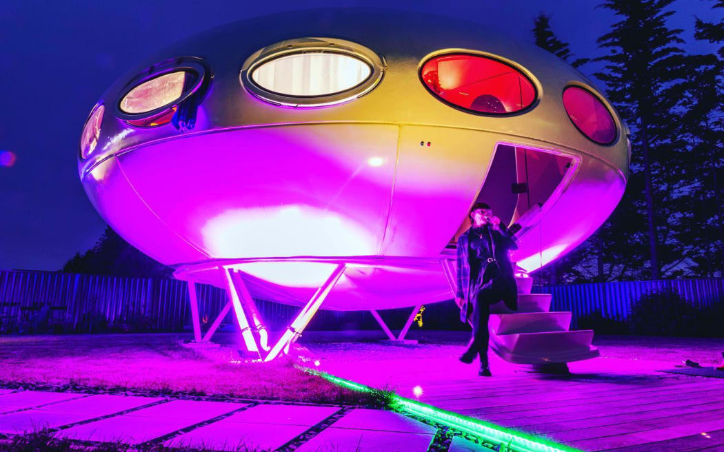 Nick McQuoid's quirky futuro home is being considered for heritage status