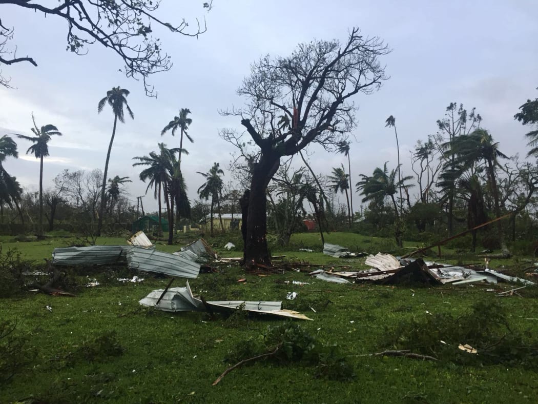 Tongatapu following Cyclone Gita