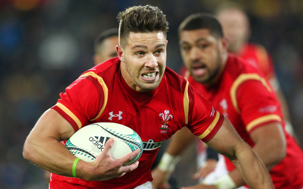 Welsh halfback Rhys Webb.