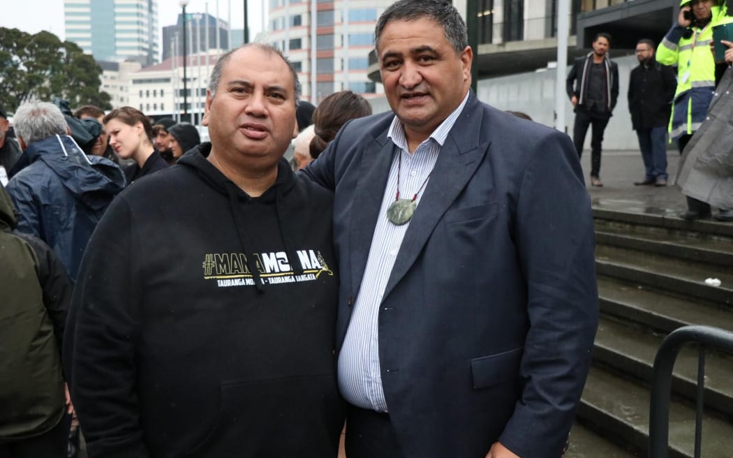Patrick Nicholas and Kura Moeahu.