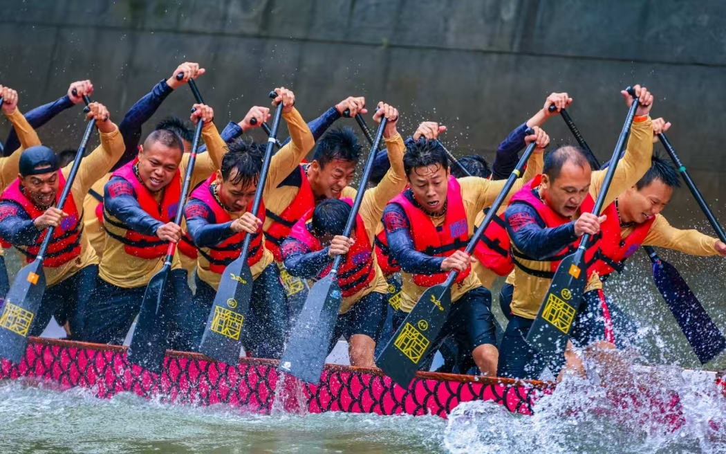 Guangzhou’s Liede Dragon Boat Team is set to take to the water at Viaduct Harbour for the Auckland Anniversary Day Regatta on 26 January.