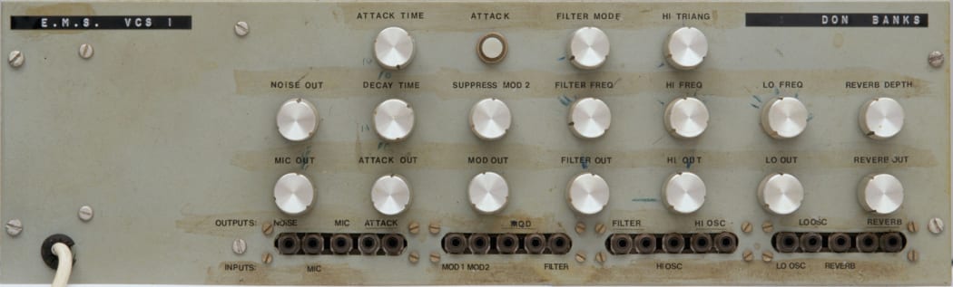 Don Banks's EMS VCS1 symthesiser
