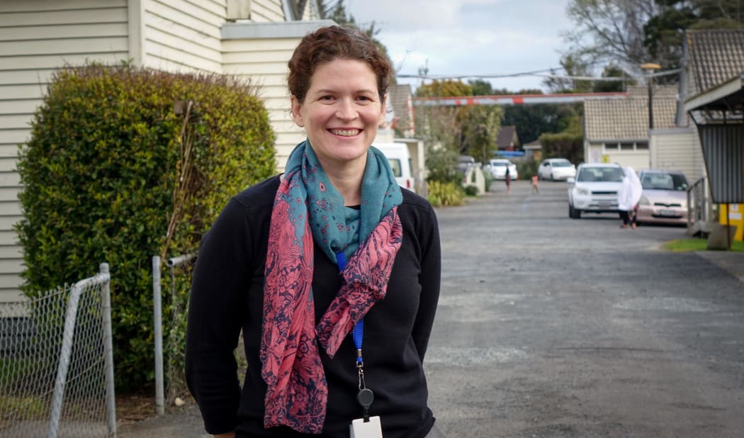 Sarah Ward a refugee resettlement co-ordinator at Mangere.