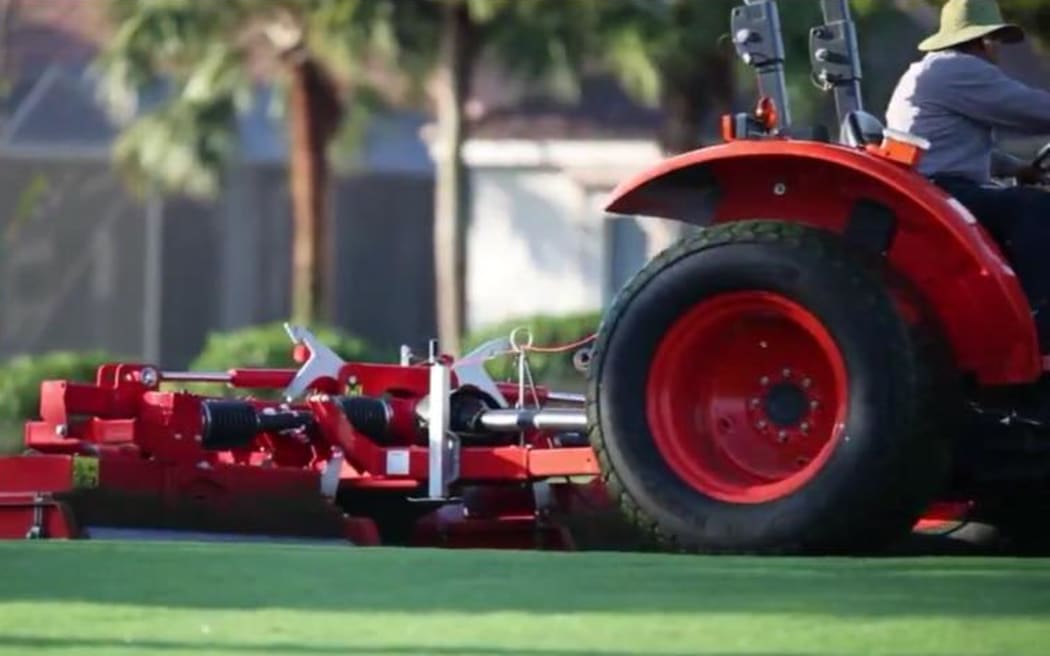 Trimax mowers at a PGA-level golf course in the US