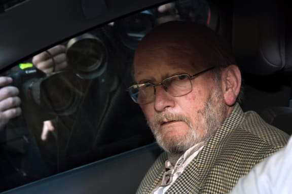 Jean-Claude Mas leaves court in Marseille after being sentenced to prison.